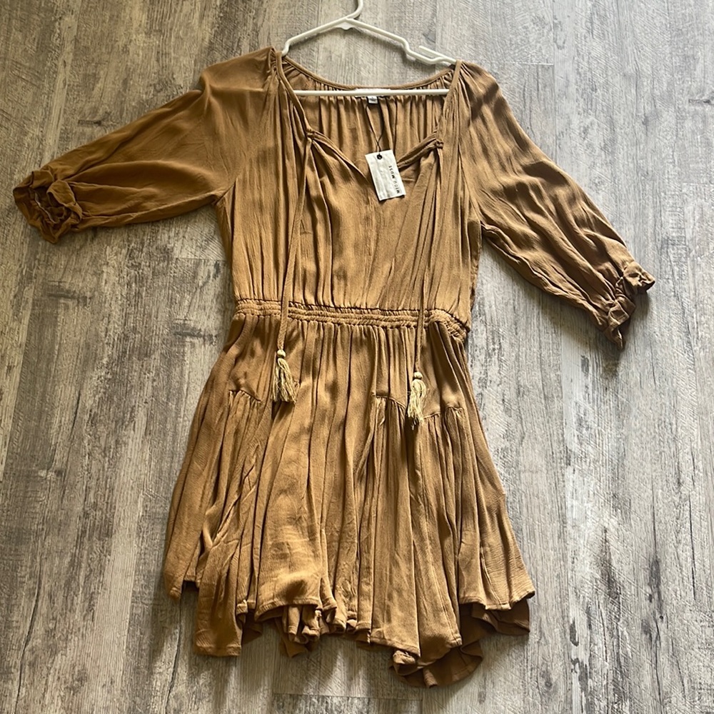 Mustard color dress